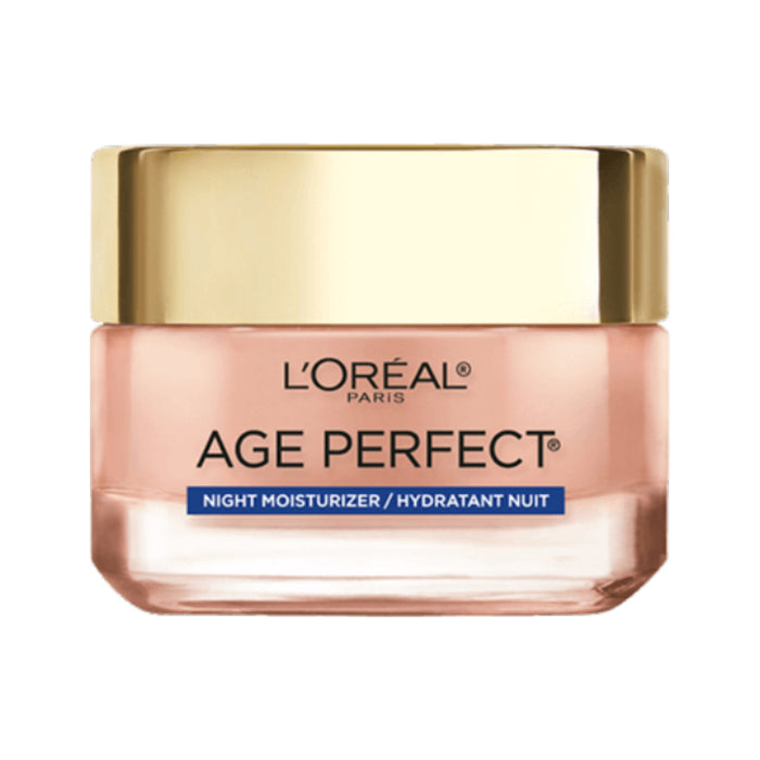LOREAL PARIS Age Perfect Rosy Tone Cool Night Moisturizer كريم الليل من لوريال باريس