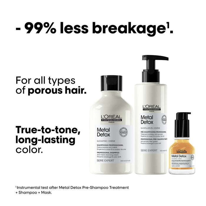 L’Oréal Professionnel Metal Detox Anti-Porosity Filler 3-Step Bundle Kit