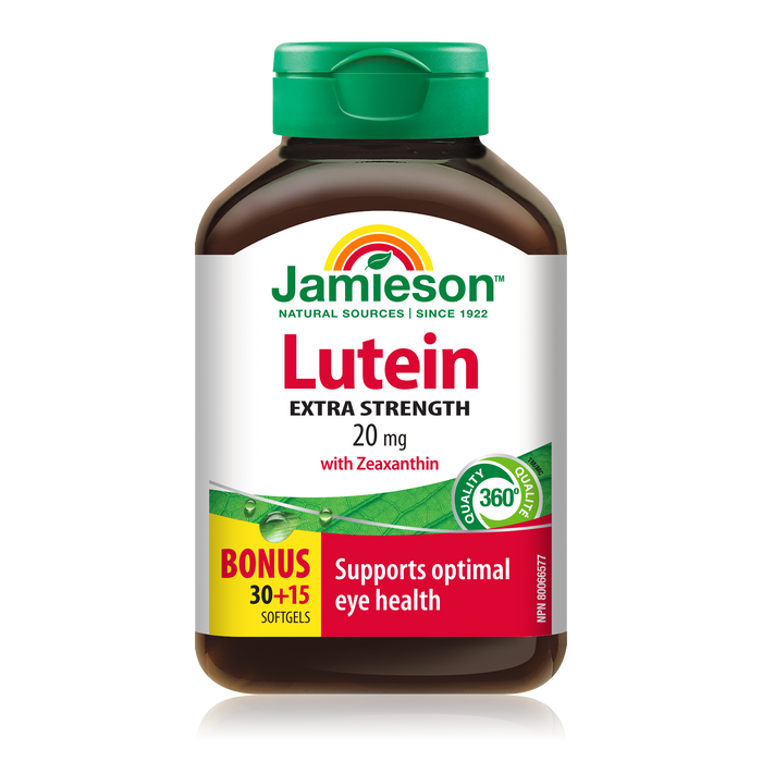 31000597 Jamieson Lutein with Zeaxanthin 45 Softgels 31000597_J_Lutein_20mg_ES_BONUS_160cc_21004669_BTL_MAIN