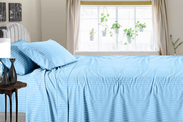 Light Blue Stripe Sheets