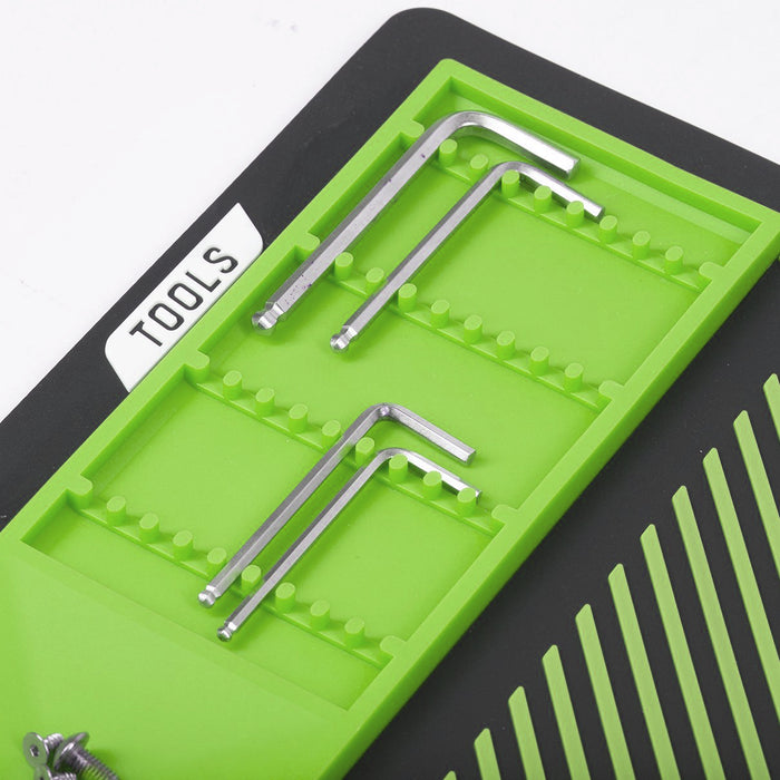 MagMat - Magnetic Tech Mat - Black/Neon Green