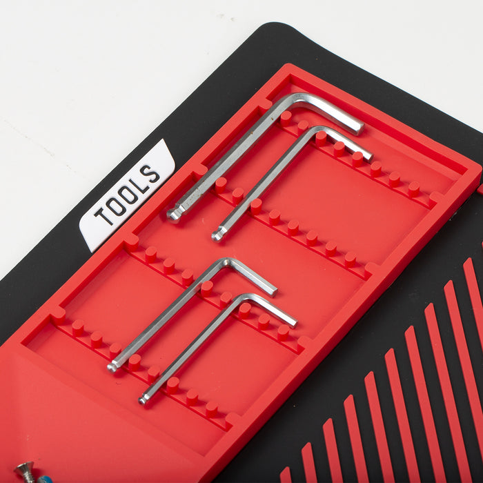 MagMat - Magnetic Tech Mat - Black/Red