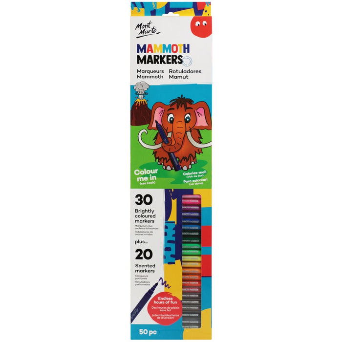 Mammoth Markers Set 50pc