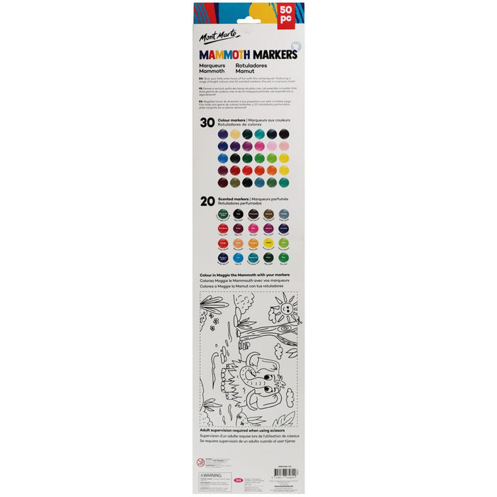 Mammoth Markers Set 50pc