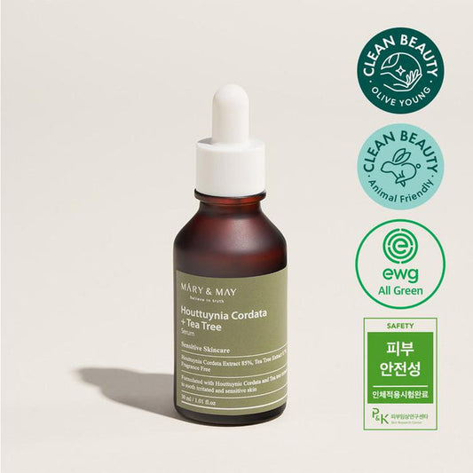 Mary&May Houttuynia Cordata +Tea Tree Serum - 30ml - Komiko Beauty