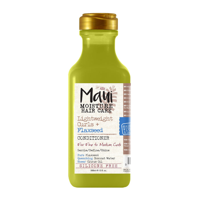 MAUI MOISTURE Gentle & Lightweight Flaxseed Conditioner  كوندشنر الشعر بزيت بذور الكتان