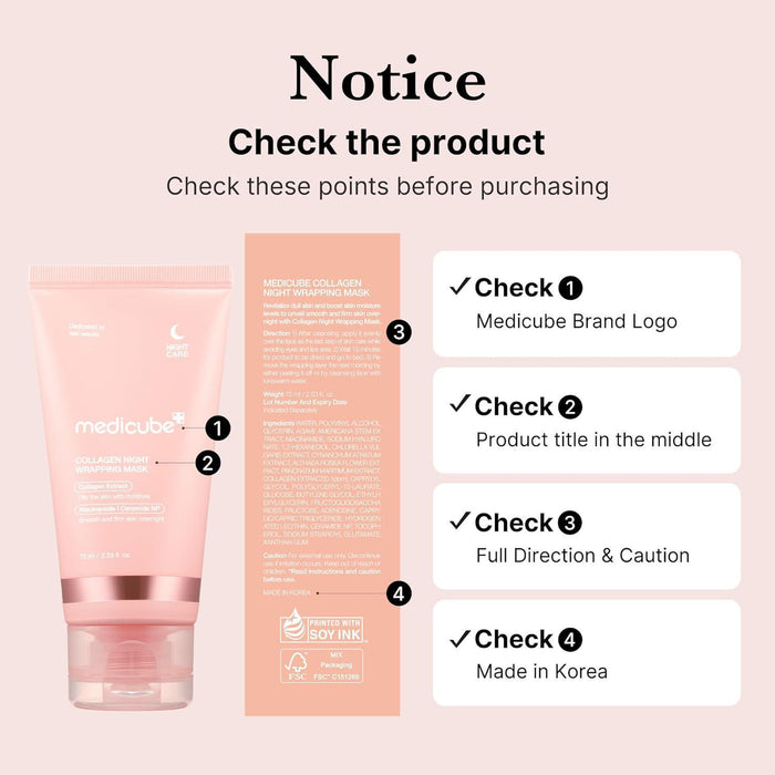 Medicube Collagen Night Wrapping Mask 75 mL