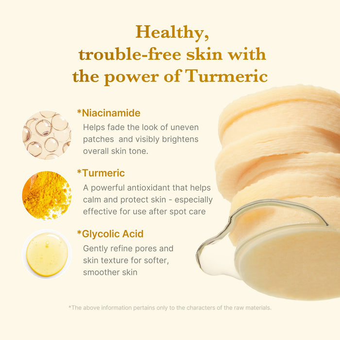 Medicube Kojic Acid Turmeric Pad (70pcs) - 160ml