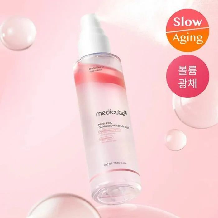 MEDICUBE PDRN PINK GLUTATHIONE SERUM MISTمست سيروم الكلوتاثيون من ميدكيوب