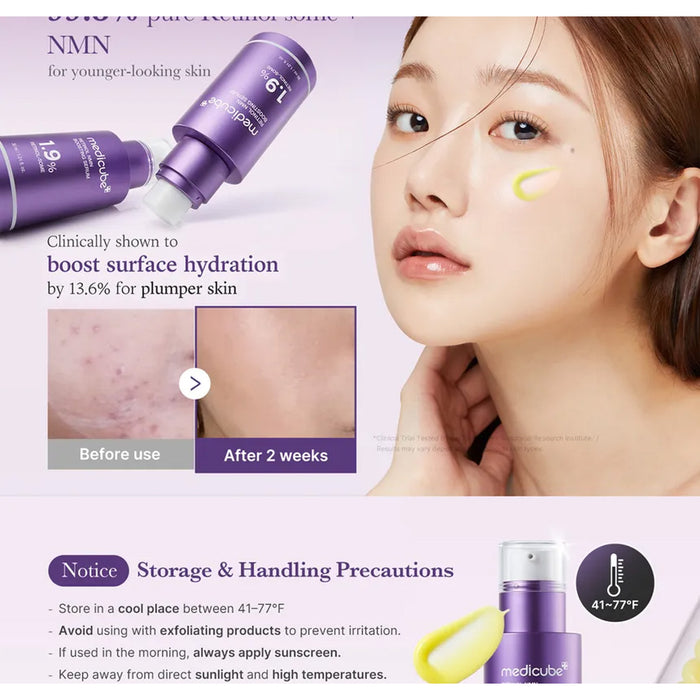 MEDICUBE Retinol Nmn Boosting Serum 1.9% Retinol - Some سيروم الريتنول ميديكيوب