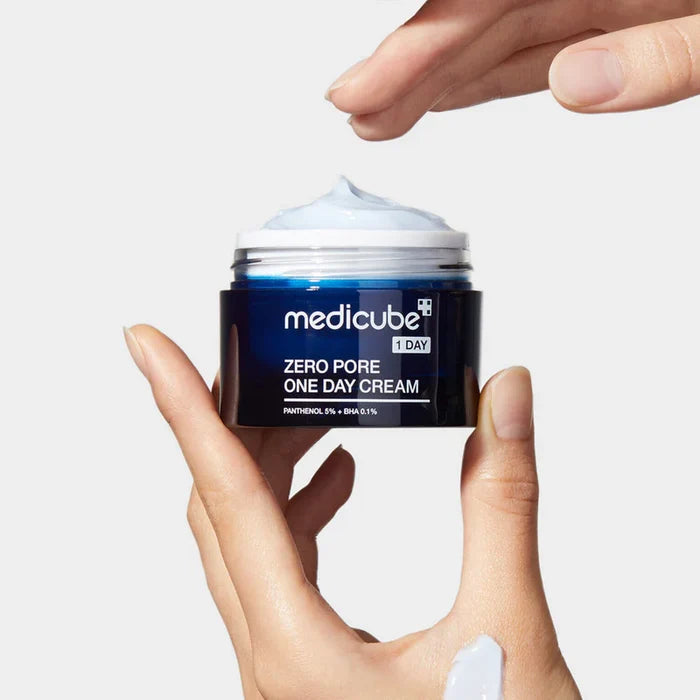 MEDICUBE Zero Pore One Day Cream Panthenol 5% + BHA 0.1% Niacinamide 2% كريم البشرة من ميديكيوب