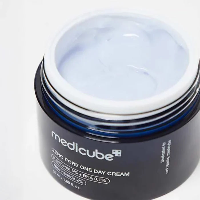 MEDICUBE Zero Pore One Day Cream Panthenol 5% + BHA 0.1% Niacinamide 2% كريم البشرة من ميديكيوب