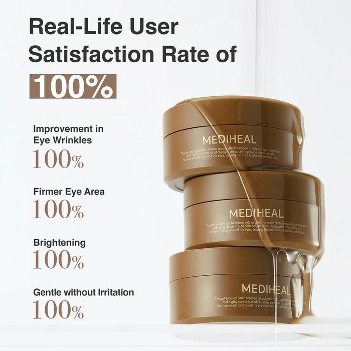 Mediheal Retinol Collagen Eye Ampoule Spot Patch 60 pcs
