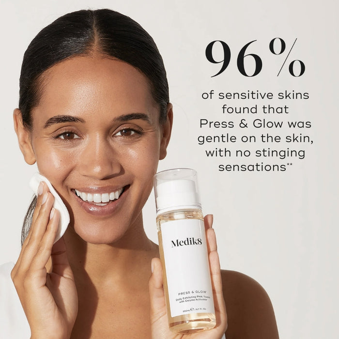 Medik8 Press & Glow Exfoliating Tonic 200ml