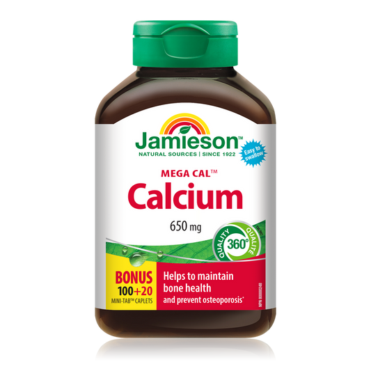 31000400 Jamieson Mega Cal Calcium 650 mg, 120 ct 4870_MAIN