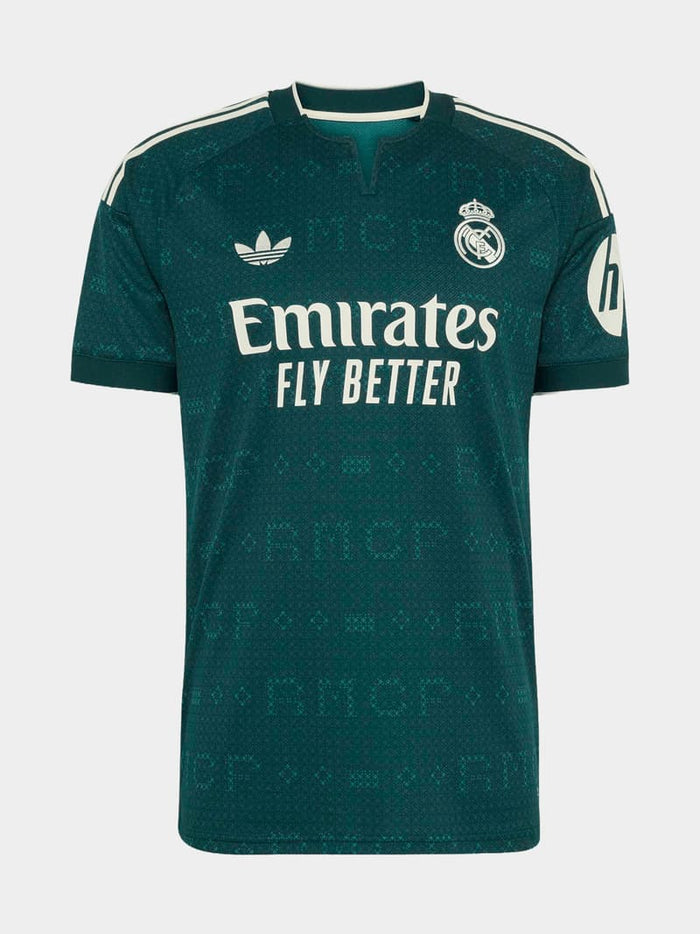 adidas Mens Real Madrid Away 26/27 Green Stadium Jersey