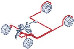 Metal Brake Line Kit for 88-92 Vanagon