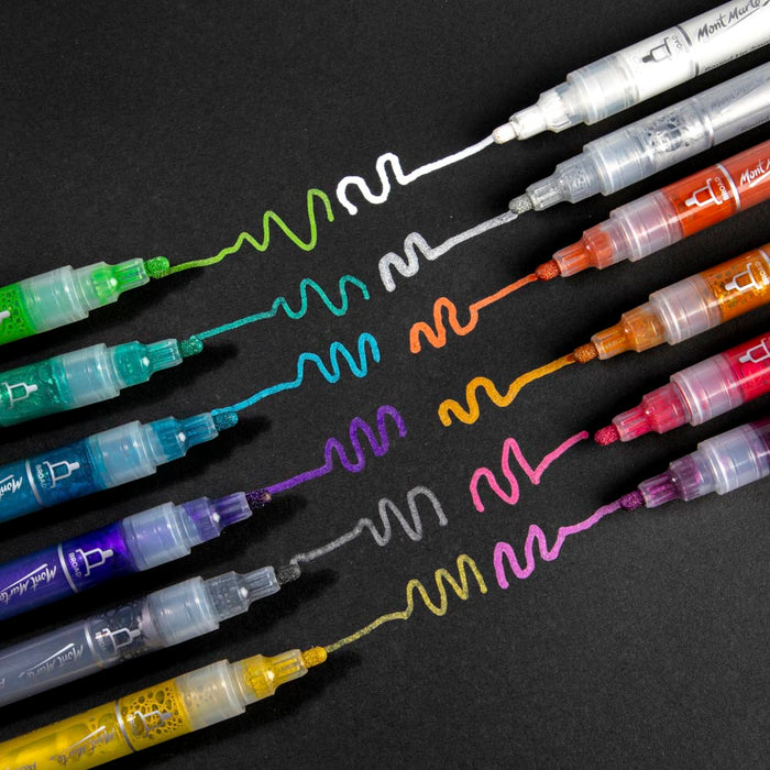 Metallic Acrylic Paint Pens Broad Tip Signature 12pc