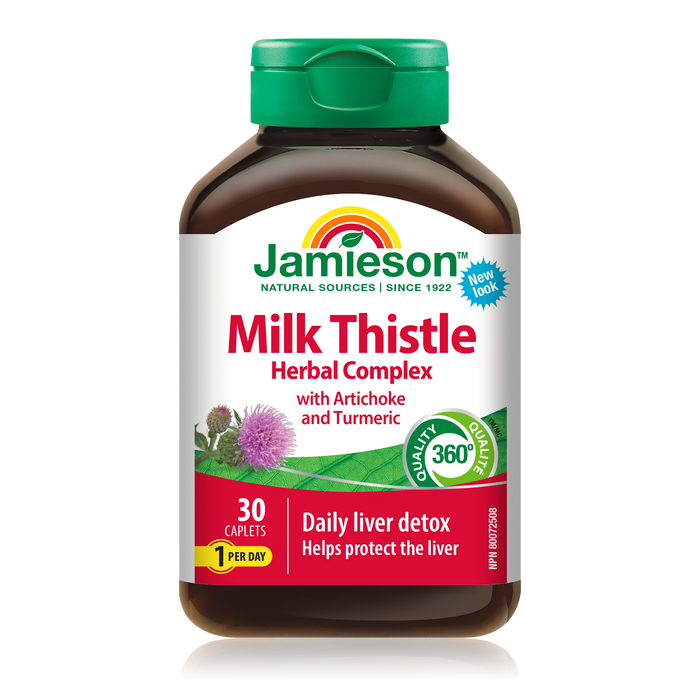 31000846 Jamieson Milk Thistle Herbal Complex, 30 ct 9025_MAIN