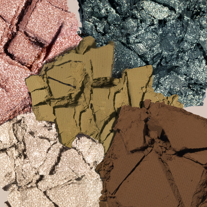 Crumbled Mini Gloom Palette pans.