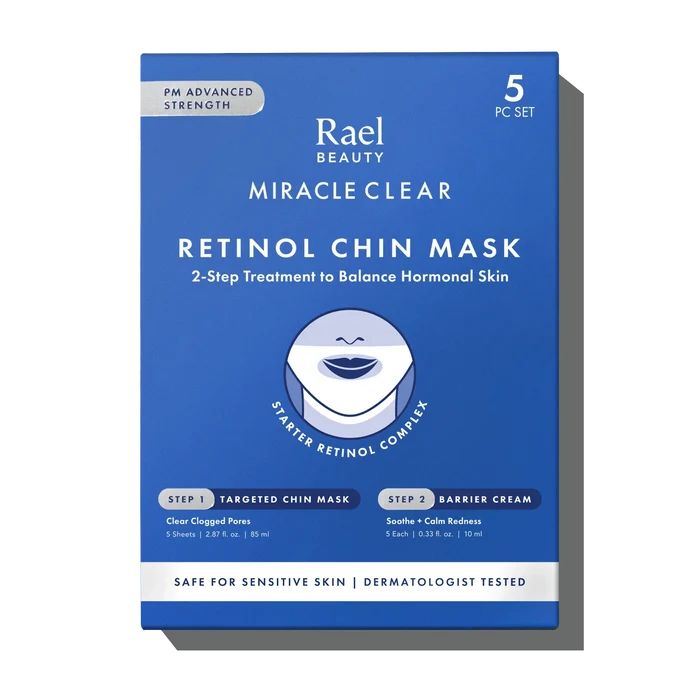 Miracle Clear Retinol Chin Mask 5-Pack Set