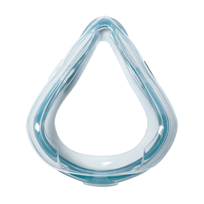 Interior straight-on view showing the cushion that touches the wearer's face