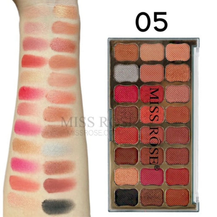 Miss Rose Eye Palette swatches