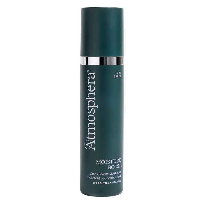Bottle of Atmosphera MOISTURE BOOST™ - Cold Climate Moisturizer 50mL