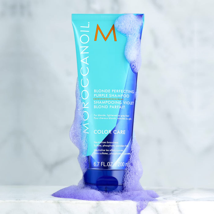 Moroccanoil Blonde Perfecting Purple Shampoo