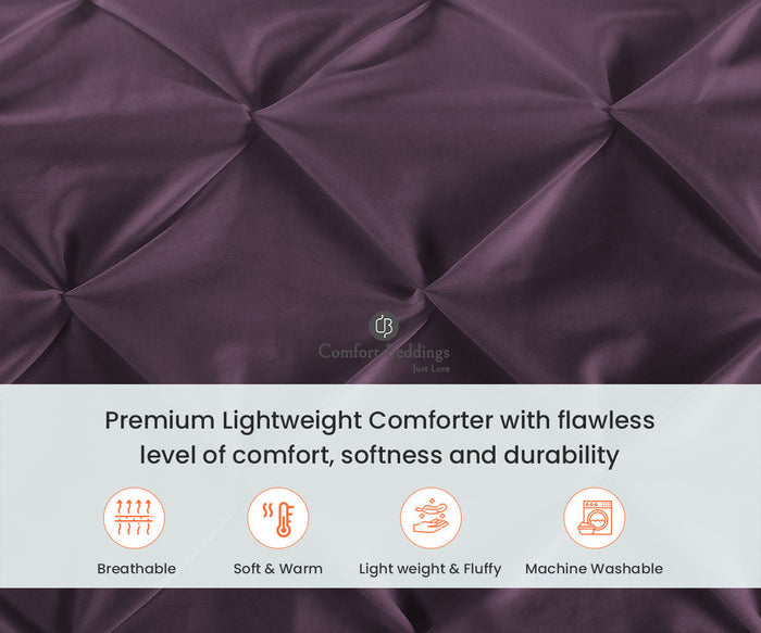 Most Selling Plum Half Pinch Comforter