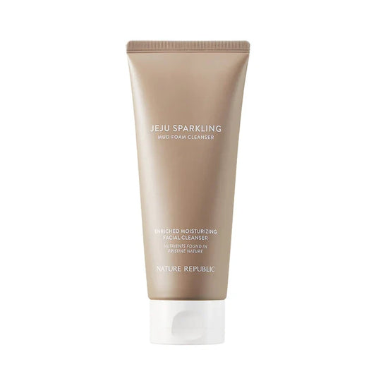 NARURE REPUBLIC Jeju Sparkling Mud Foam Cleanser غسول البشرة الرغوي من نيجر ريببلك