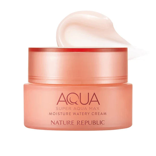 NATURE REPUBLIC Super Aqua Max Moisture Watery Cream مرطب مائي للبشرة من نيجر ريببلك
