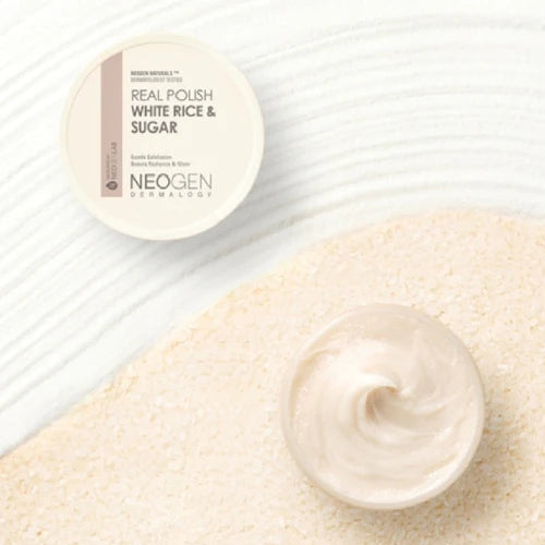 NEOGEN Real Polish White Rice & Sugar Gentle Exfoliation Boosts Radiance & Glow
