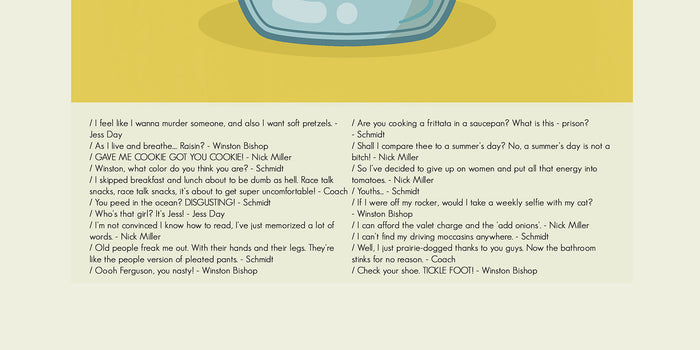 New Girl - Douchebag Jar | 12"x18" or 18"x24" Print only