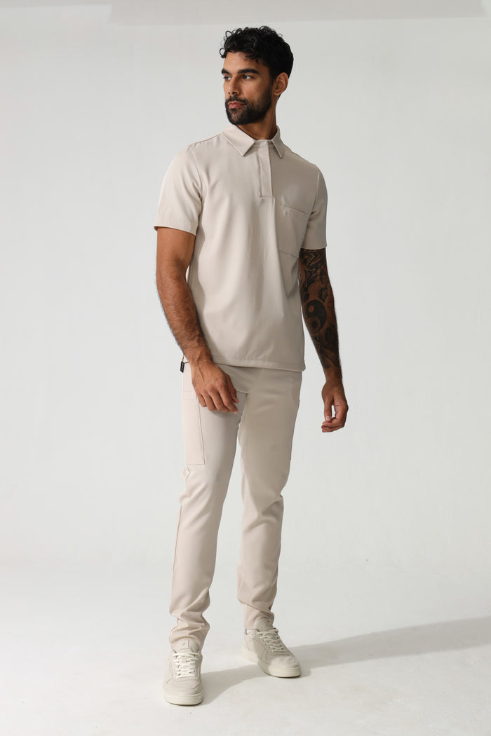 NEW MENS PRO-COLLARED TOP - Greens Medi Scrubs South Africa - Premium Medical Uniforms & Apparel - Delivery Across SA
