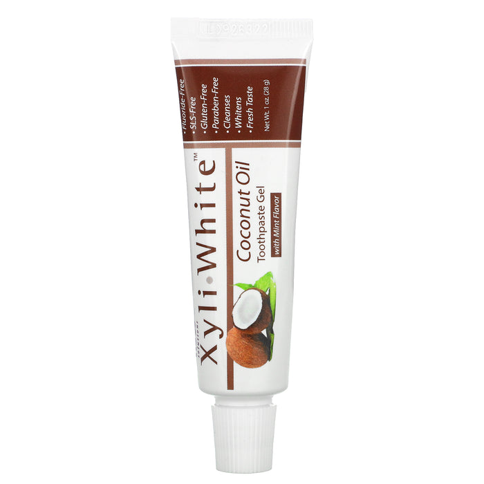 NOW FOODS XyliWhite™ Coconut Oil Toothpaste Gel معجون الاسنان بزيت جوز الهند