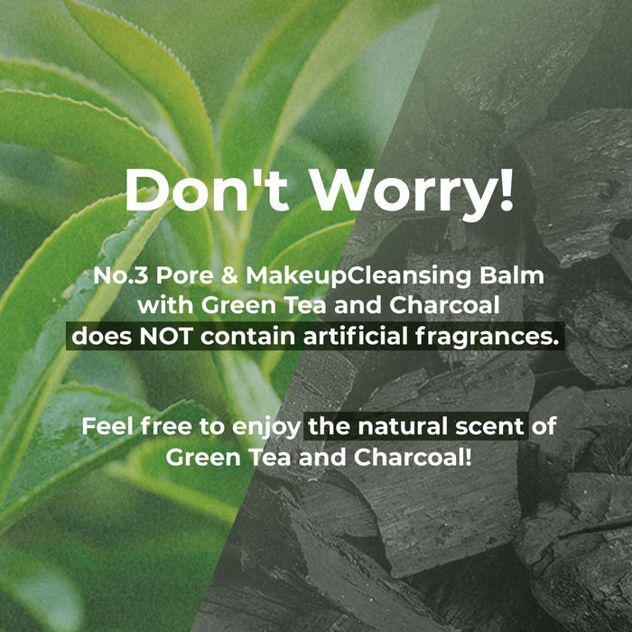 Numbuzin No.3 Cleansing Balm With Green Tea And Charcoal 85 g