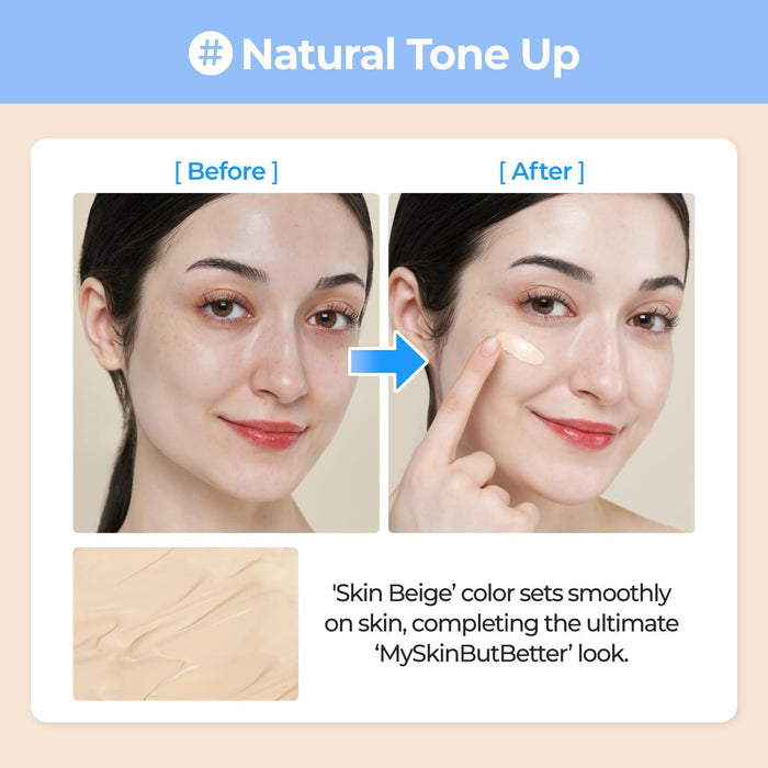 Numbuzin No.3 Porcelain Base Skip Tone Up Beige SPF50+ 50 mL
