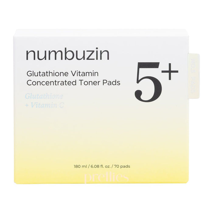 numbuzin No.5 Vitamin - Niacinamide Concentrated Pad 70pads - Pretties.com.hk