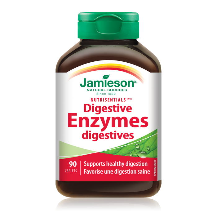 31000330 Jamieson Nutrisentials™ Digestive Enzymes, 2718_DigestiveEnzymes_160cc_BTL_BI (1066)
