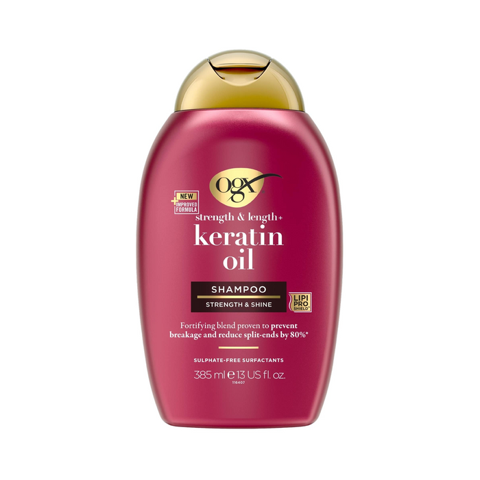 OGX Strength & Length + Keratin Oil Shampoo - 385ml