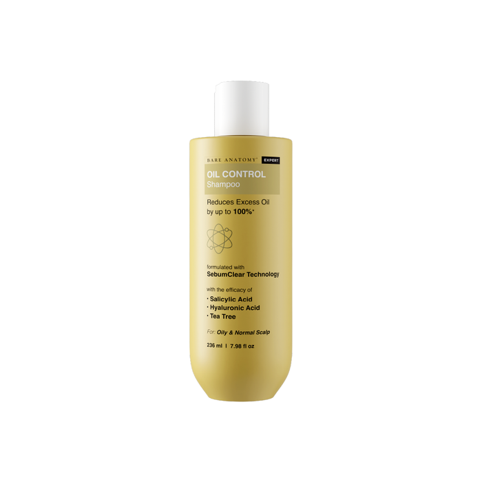 Oil Control Shampoo With Salicylic Acid, Hyaluronic Acid & Tea Tree - 236 ml | Pack of 2