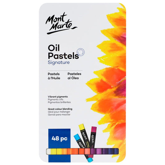Oil Pastels in Tin Box Signature 48pc Set