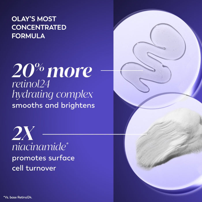 Olay Retinol Max Night Moisturizing Cream - Fragrance Free كريم أولاي ريتينول ماكس الليلي المرطب – بدون عطر