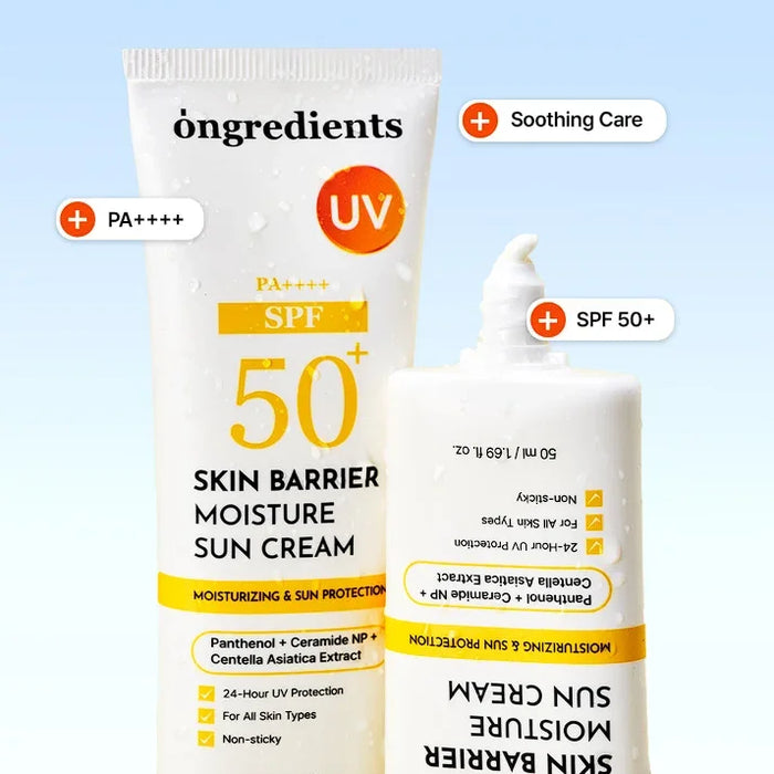 [Ongredients] Skin Barrier Moisture Sun Cream SPF 50+ PA++++ 50ml - Ballagrio