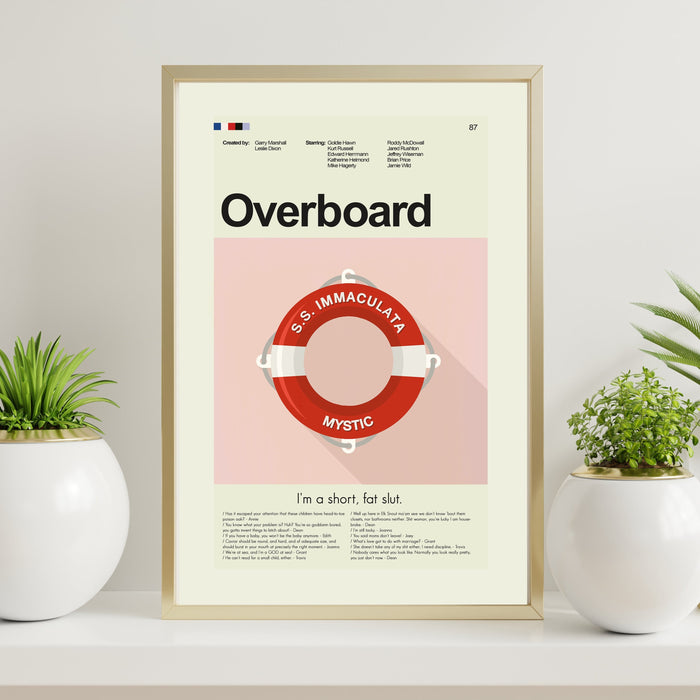 Overboard - Immaculata Life Ring | 12"x18" or 18"x24" Print only