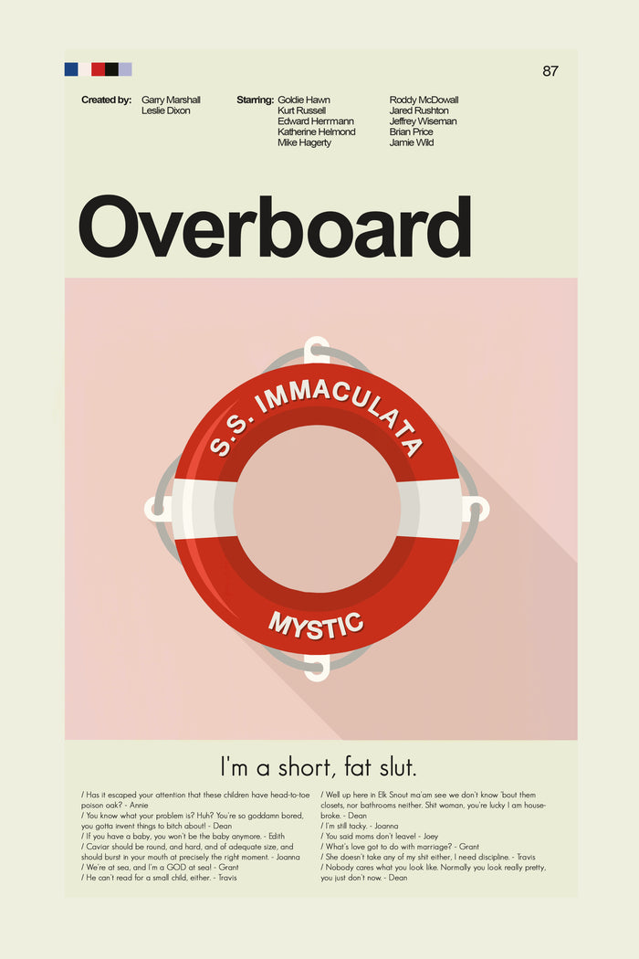 Overboard - Immaculata Life Ring | 12"x18" or 18"x24" Print only