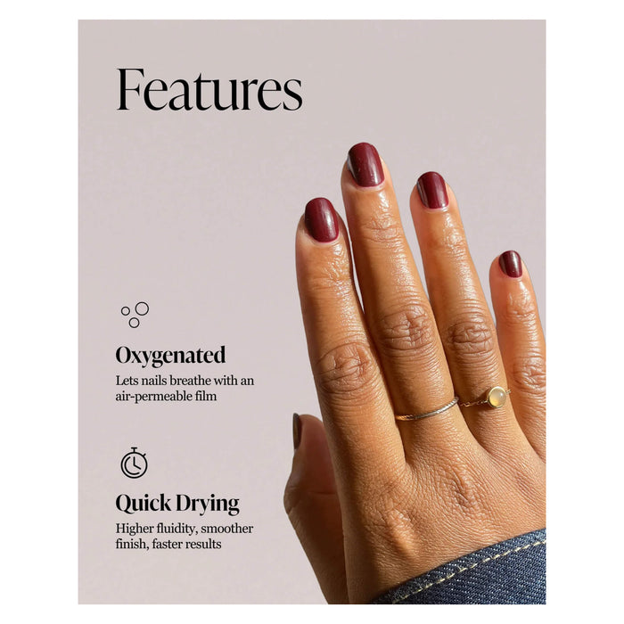 Nailberry Oxygenated Nail Lacquer - Features