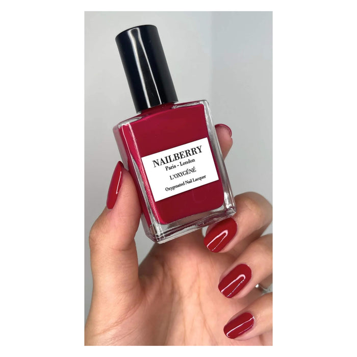 Nailberry Oxygenated Nail Lacquer - Strawberry Jam - Lifestyle