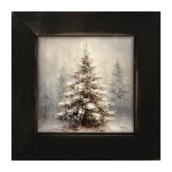 Painted-Lights Conifer - Framed art